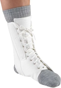 OTC Canvas Ankle Support Splint (White) X-Small - Picture 1 of 5