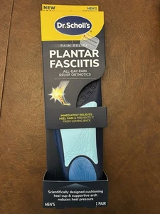 Dr. Scholl's Insoles Pain Relief For Plantar Fasciitis Men's Size 8-13 - Picture 1 of 2