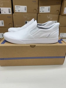 Kizik Venice Slip On Shoe Men's & Women's All Sizes White Hands Free - Picture 1 of 6