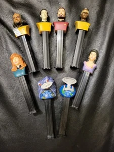 Star Trek The Next Generation Pez Dispensers Riker Data Worf Deanna Beverly Geor - Picture 1 of 12