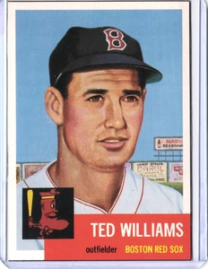 1953 Topps Ted Williams Baseball Card Magazine Hand Cut Repli-card #281 - Picture 1 of 2