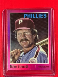 2024 Topps Archives - 1970 Topps Mike Schmidt #109 Pink Foilboard - Picture 1 of 2