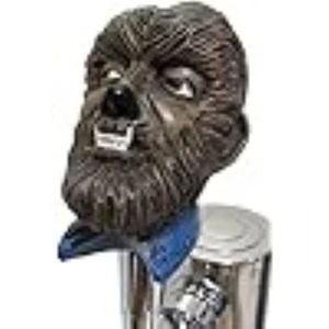 Grifo de cerveza Wolf Man Breweriana mango de barra deportiva Sc-Fi Monster Man regalo de cueva - Imagen 1 de 2