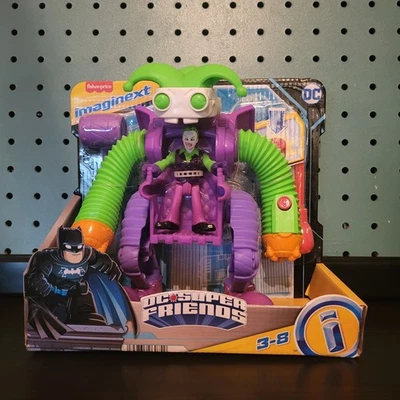 Imaginext  DC Super Friends The Joker Battling Robot Figure Fisher Price - Image 1 of 4