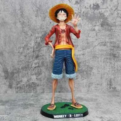 Monkey D. Ruffy Luffy One Piece Anime Figur Statue Modell Sammler XXL 42,5cm