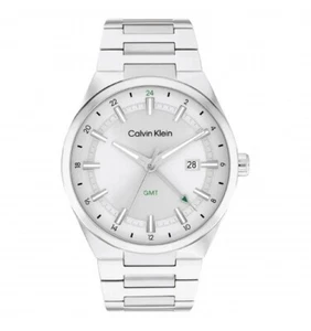 CALVIN KLEIN DISTINGUISH GMT REFERENZA 25200489 NUOVO GARANZIA UFFICIALE - Foto 1 di 4