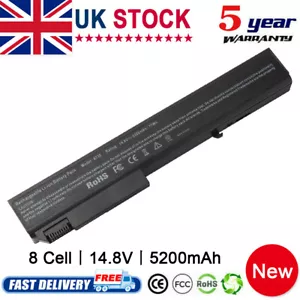 Battery for HP EliteBook 8530p 8530w 8540w 8540p 8730w 8740w 8500 Laptop 5200mAh - Picture 1 of 5