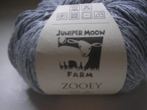 Juniper Moon Farm Zooey Color #06 Sel Gris cotton linen yarn NEW - Picture 1 of 5