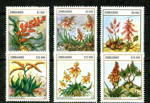 ZIMBABWE - 2004 - ALOES - VF** Cover
