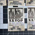 Authentic San Antonio 12-30-77 ZZ Top World Wide Texas Tour Black Backstage Pass