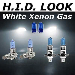 H3 H1 55w White Xenon HID Look High Low Fog Beam Headlight Bulb Pack - Picture 1 of 1