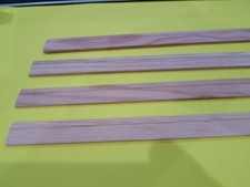 1x 1/12 Dolls House Miniature Victorian Wood Skirting Board 350mm x 18mm Boards