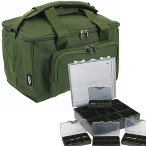 NGT Quickfish Carryall y 4+1 Caja de aparejo Carpa Gruesa Pesca Bolsa de aparejo Holdall - Imagen 1 de 7