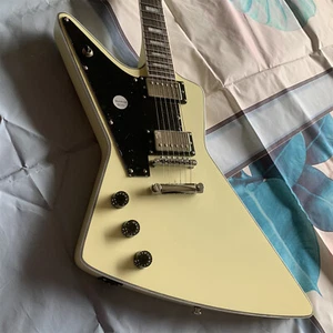 Guitarra Eléctrica Explorer 6 Cuerdas para Zurdos Pastillas HH Cuerpo Caoba 22 Trastes - Imagen 1 de 9