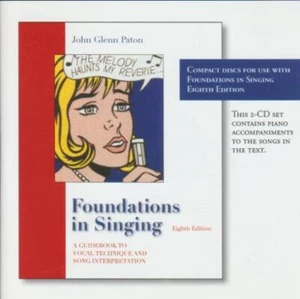 Foundations In Singing: A Guidebook To Vocal Technique & Song 8th AUDIO CD Glenn - Imagen 1 de 1