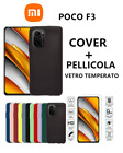 Cover Morbida Custodia Silicone Tpu Opaca pre XIAOMI POCO F3 6.67" + Vetro 