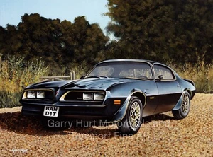 Pontiac Firebird Trans Am, Smokey And The Bandit,A4 print - Picture 1 of 1