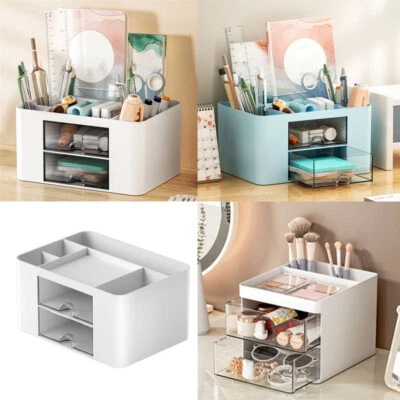 Minimalist Desk Surface Storage Box Household Transparent Drawer Large Capacity - Image 1 of 4
