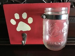 Dog Treat and Leash Holder Hook Plaque - Picture 1 of 3