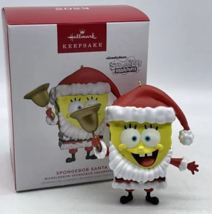 Hallmark Andenken 2023 SpongeBob Weihnachtsmann mit Glocke Nickelodeon Ornament NEU - Bild 1 von 13