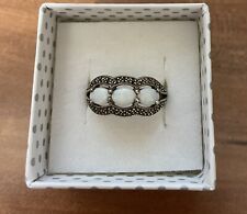 Schöner ,alter Ring  ,  925 Silber mit Steine Große 61