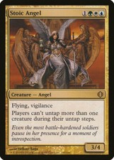 1X Stoic Angel Shards of Alara EX MTG CARD