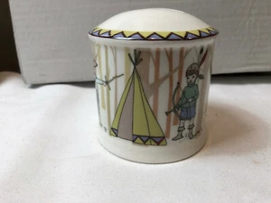 Queens - Belle And Boo Porcelain Money Box /Jar Savings - Cowboys & Indians - Picture 1 of 5