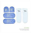 NatraCure COLD THERAPY SOCKS with Gel Packs Ice Treatment For FEET Brand New