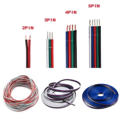 2/3/4/5/6Pin LED Zubehör rgb LED Verbinder Stecker Buchse Kabel Schutzisolierung - Bild 1 von 4