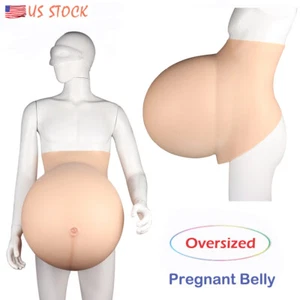 KnowU übergroßes Silikon schwangerer Bauch riesiger gefälschter Bauch Cosplay Transgender - Bild 1 von 14