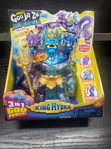 Heroes of Goo Jit Zu Deep Goo Sea KING HYDRA Brand New Rare VHTF Lights & Sounds Cover