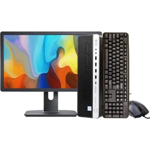 HP Desktop Computer i5 PC 16GB RAM 240GB SSD 20in LCD Windows 10 Pro WiFi DVD/RW - Picture 1 of 5