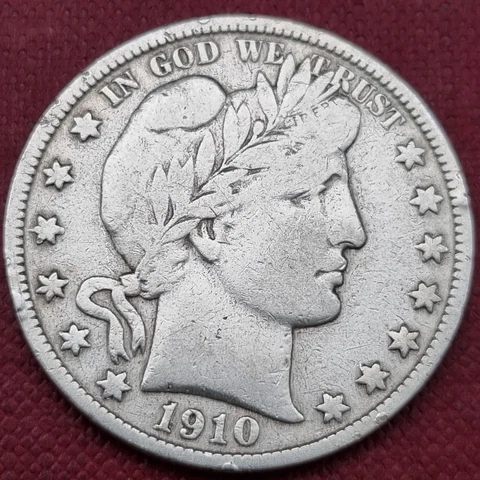 1910 S Barber Half Dollar 50c Better Grade #60219 Cover