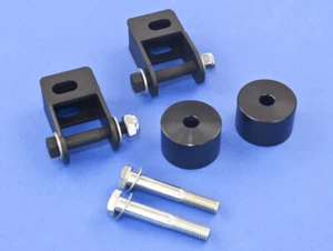 Black Front 1.5" Lift Kit With Shock Extender F-250 F-350 08-10 4WD - Picture 1 of 1