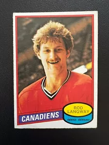 Rod Langway *Rookie Card* 1980-81 O-Pee-Chee #344 - Picture 1 of 2