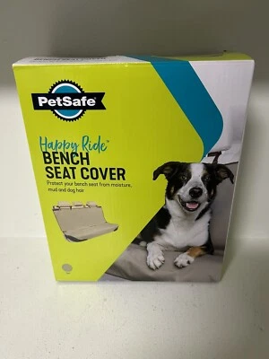 Funda de asiento de banco impermeable PetSafe Happy Ride para mascotas, se adapta a la mayoría de los vehículos, bronceada Foto 1 de 4