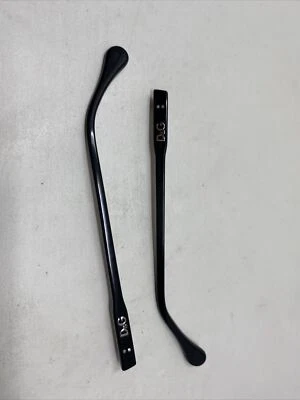 DOLCE & GABBANA DG 1238 501 BLACK 140mm TEMPLE ARM PARTS 0652 Foto 1 de 4
