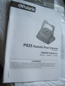 Polaris P825 Robot Pulitore Piscina Tipo EM27 Manuale Utente Libretto 3 Lang - Foto 1 di 6