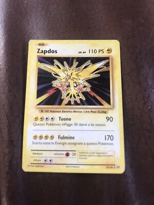 carta pokemon zapdos prima edizione - Immagine 1 di 2