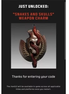 Call of Duty Modern Warfare 3 - Dije de arma de serpiente y calavera exclusivo de ASDA - Imagen 1 de 2