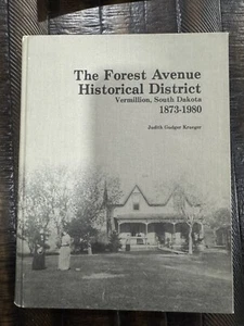 The Forest Avenue Historical District Vermillion, South Dakota 1873-1980 Krueger - Bild 1 von 4