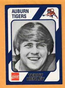 Terry Henley Auburn Tigers 1989 Card #338 Oxford Alabama - Picture 1 of 2