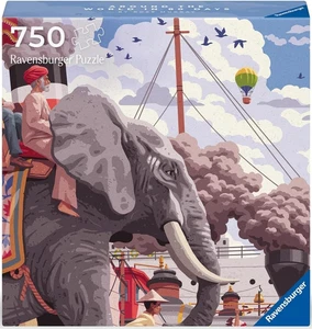NUEVO Rompecabezas Ravensburger 750 Piezas 12+ Edades Alrededor del mundo en 80 días - Imagen 1 de 2
