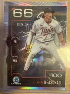 2025 Bowman-Top 100-Luke Keaschall #BTP-66 Refractor - Picture 1 of 4