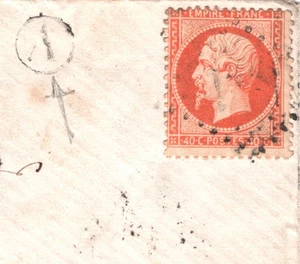 FRANCE Classic Cover Bougival GB London 1867{samwells-covers}WZ41 - Picture 1 of 16