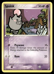 Pokemon Tcg Spoink #62 Pokemon Crystal Guardians NM - Picture 1 of 2
