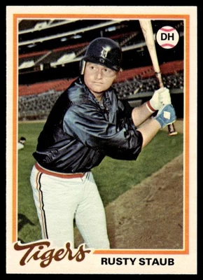 1978 O-Pee-Chee Rusty Staub Detroit Tigers #188 - Image 1 of 2