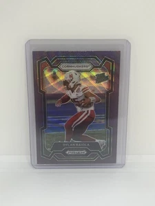 Selecciones del draft de Panini Prizm 2024 clasificación prospecto onda púrpura Dylan Raiola #194 - Imagen 1 de 2