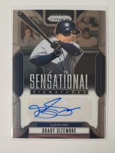 2025 Prizm Sensational Signatures Grady Sizemore #SS-GS Autograph Cleveland - Picture 1 of 2