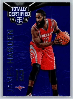 Panini 2014-15 totalmente certificado #47a James Harden azul platino #/149 Foto 1 de 2